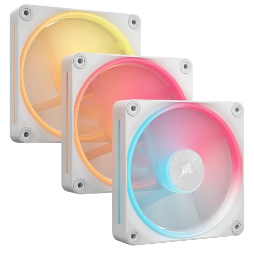 Corsair iCUE LINK LX120-R RGB Carcasa del ordenador Ventilador 12 cm Blanco 3 pieza(s) 0840006688730 | P/N: CO-9051054-WW | Ref. Artículo: 1391355