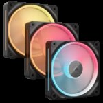 Corsair iCUE LINK LX120-R RGB Carcasa del ordenador Ventilador 12 cm Negro 3 pieza(s) 0840006688693 | P/N: CO-9051050-WW | Ref. Artículo: 1391351