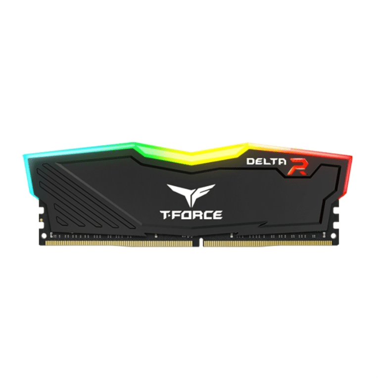 DDR4 TEAMGROUP T-FORCE DELTA RGB 16GB X2 3200 NEGRO CL16-20-20-40 1.35V 0765441654600 TF3D432G3200HC16FDC01