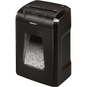 Destructora Fellowes 12C/ Corte en Partículas de 4 x 40mm/ Negra 043859732326 7120101 FELL-DESTRUCTORA 12C