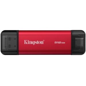 Disco Externo SSD Kingston Dual Portable SSD 512GB/ USB Tipo-C y USB 3.2/ Rojo 740617352207 SPSD/512GB KIN-SSD DUAL PT 512GB RD