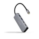 Docking Tipo-C Nanocable 10.16.1006/ 2xUSB/ 1xHDMI 4K/ 2xUSB Tipo-C/ 1xUSB Tipo-C PD/ Gris 8433281014329 10.16.1006 NAN-HUB 10 16 1006