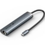 Docking USB Tipo-C Vention TGNHB/ 1xUSB 3.2 Tipo-C/ 2xUSB/ 1xHDMI 4K/ 1xRJ45/ 1xUSB Tipo-C PD/ Gris 6922794788541 TGNHB VEN-DOCK TGNHB