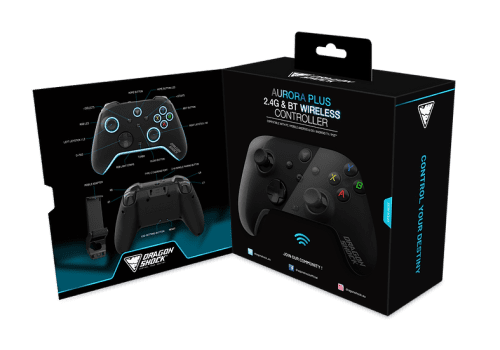 Dragonshock Aurora Plus Negro Bluetooth/RF/USB Gamepad Analógico/Digital Android, PC, Playstation 3, iOS - Imagen 10