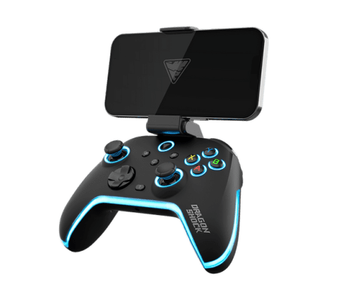 Dragonshock Aurora Plus Negro Bluetooth/RF/USB Gamepad Analógico/Digital Android