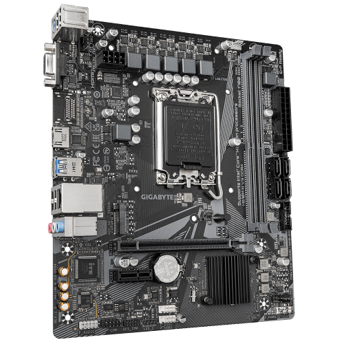 Gigabyte H610M H V3 DDR4 placa base Intel H610 Express LGA 1700 micro ATX - Imagen 3