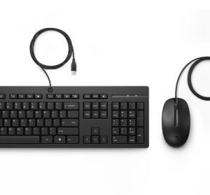 HP Combo de teclado y ratón con cable 225 0198701753803 | P/N: AW5S6AA#ABE | Ref. Artículo: 1404003
