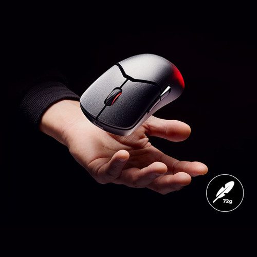 HP HyperX Pulsefire Saga Pro: ratón gaming inalámbrico (negro) - Imagen 2