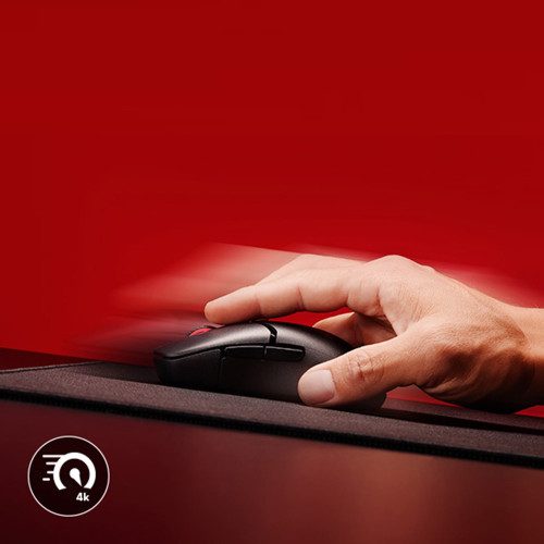 HP HyperX Pulsefire Saga Pro: ratón gaming inalámbrico (negro) - Imagen 3