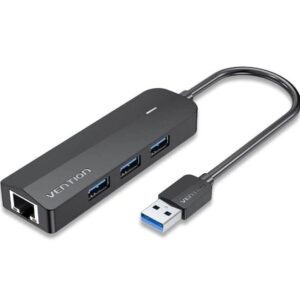 Hub USB 3.0 Vention CHNBB/ RJ45/ 3xUSB/ 1xMicroUSB PD 6922794747289 CHNBB VEN-HUB CHNBB