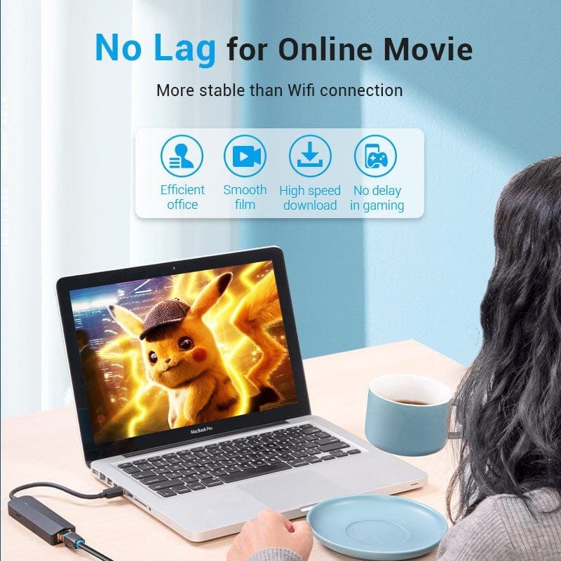 Hub USB 3.0 Vention CHNBB/ RJ45/ 3xUSB/ 1xMicroUSB PD - Imagen 5