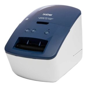Impresora de Etiquetas Brother QL-600B/ Térmica/ Ancho etiqueta 62mm/ USB/ Azul y Blanca 4977766798471 QL600BXX1 BRO-TERM QL-600B