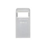 Kingston Technology DataTraveler Micro unidad flash USB 64 GB USB tipo A 3.2 Gen 1 (3.1 Gen 1) Plata 0740617328066 | P/N: DTMC3G2/64GB | Ref. Artículo: 1357738