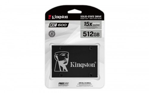 Kingston Technology KC600 2.5" 1024 GB Serial ATA III 3D TLC - Imagen 4