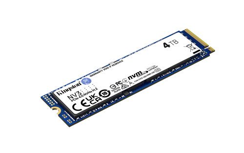 Kingston Technology NV3 4 TB M.2 PCI Express 4.0 NVMe 3D NAND 0740617346602 | P/N: SNV3S/4000G | Ref. Artículo: 1390917