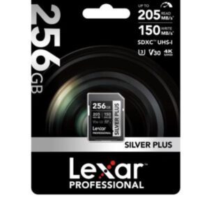 UP TO 205MB/S READ 150MB/S WRITE C10 V30 U3 0843367134144 | P/N: LSDSIPL256G-BNNNG | Ref. Artículo: 1392366