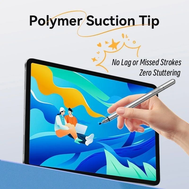 Lápiz Óptico Vention KQMH0/ Universal/ Aluminio Gris - Imagen 5