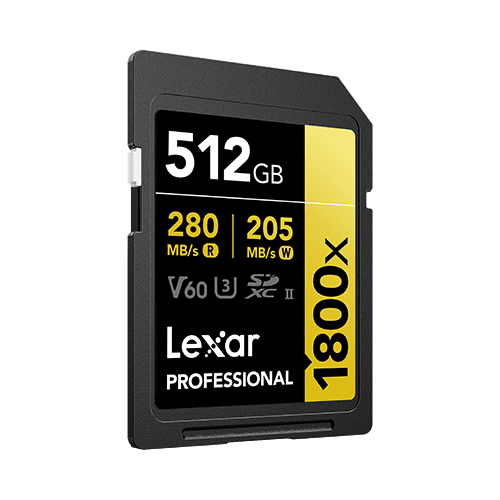 Lexar Professional 1800x 512 GB SDXC UHS-II Clase 10 - Imagen 2