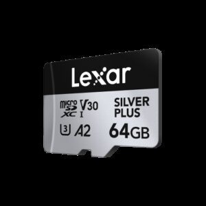 Lexar Professional SILVER PLUS 64 GB MicroSDXC UHS-I Clase 3 0843367135325 | P/N: LMSSIPL064G-BNANG | Ref. Artículo: 1385175