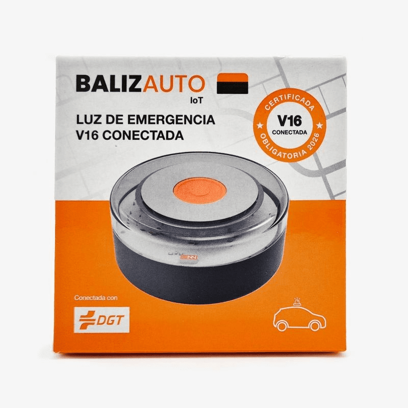 Luz baliza de emergencia para coche Balizauto Connected V16 PD-000093/ Homologada/ Base Imantada/ Geolocalizable/ Funciona a Pilas - Imagen 5