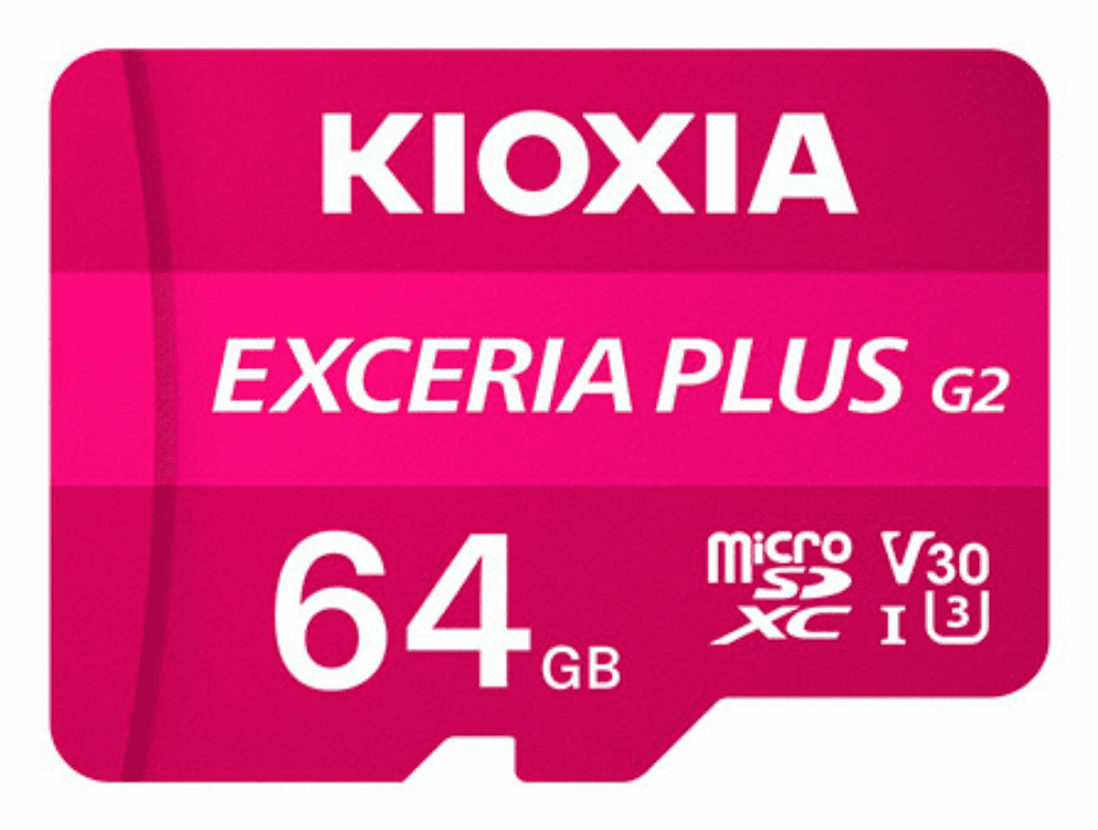 MICRO SD KIOXIA 64GB EXCERIA PLUS G2 UHS-I C10 CON ADAPTADOR 4582563858398 LMPL2M064GG2