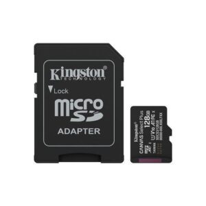 MICROSD KINGSTON 128GB CL10 CANVAS SELECT PLUS + ADAPTADOR 740617348453 P/N: SDCS3/128GB | Ref. Artículo: SDCS3/128GB