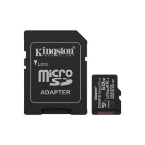 MICROSD KINGSTON 512GB CL10 CANVAS SELECT PLUS + ADAPTADOR 740617348552 P/N: SDCS3/512GB | Ref. Artículo: SDCS3/512GB