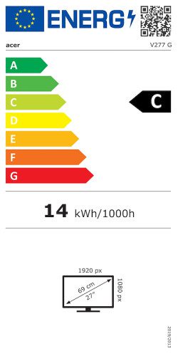 MONITOR ACER 23.8'' VERO V247YGbi (UM.QV7EE.G01) 60CM ZEROFRAME IPS 120HZ 16:9 1MS 250 NITS HDMI - Imagen 4