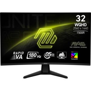MSI MAG 32CQ6F pantalla para PC 80 cm (31.5") 2560 x 1440 Pixeles Wide Quad HD Negro 4711377195430 | P/N: 9S6-3DC91M-001 | Ref. Artículo: 1393919