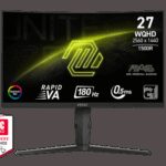 MSI MONITOR MAG 275CQRF QD E2. 27". CURVO 1500R. 2560X1440. 180HZ. NEGRO 4711377191838 | P/N: 9S6-3CD04H-027 | Ref. Artículo: 1385255