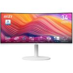 MSI MONITOR MODERN MD342CQPW. 34" VA CURVO 1500R. 3440X1440. 120 HZ. BLANCO 4711377151948 | P/N: 9S6-3PC59H-012 | Ref. Artículo: 1375378