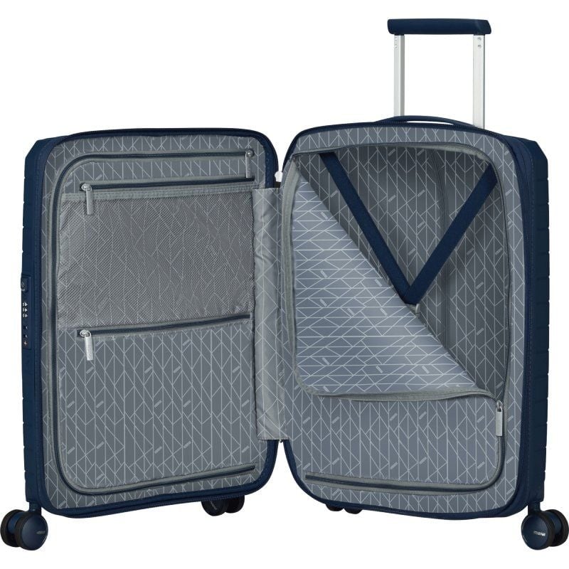 Maleta de Cabina American Tourister FastForward Spinner Expansible 55cm/ 55x40x23cm/ 4 Ruedas/ Azul Marino - Imagen 3