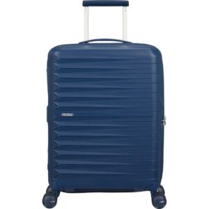 Maleta de Cabina American Tourister FastForward Spinner Expansible 55cm/ 55x40x23cm/ 4 Ruedas/ Azul Marino 5400520337412 155259-1598 AMT-MALETA 155259-1598