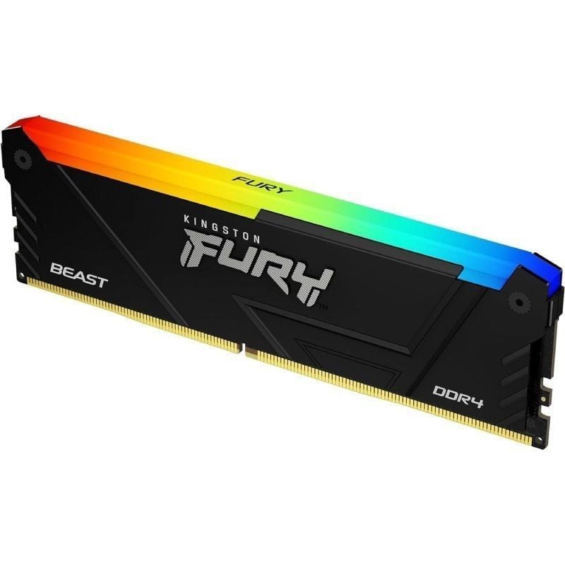 Memoria RAM Kingston FURY Beast RGB 32GB/ DDR4/ 3200MHz/ 1.35V/ CL16/ DIMM - Imagen 2