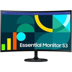 Monitor Curvo Samsung Essential Monitor S3 S36GD S27D364GAU/ 27"/ Full HD/ Negro 8806095585376 LS27D364GAUXEN SAM-M S27D364GAU