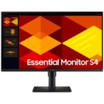 Monitor Profesional Samsung Essential Monitor S4 S27D402GAU 27"/ Full HD/ Regulable en altura/ Negro 8806095803081 LS27D402GAUXEN SAM-M S27D402GAU