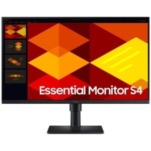 Monitor Profesional Samsung Essential Monitor S4 S27D402GAU 27"/ Full HD/ Regulable en altura/ Negro 8806095803081 LS27D402GAUXEN SAM-M S27D402GAU