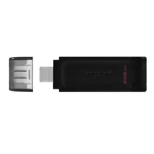 PENDRIVE KINGSTON 256GB USB-C 3.2 DT70 NEGRO - Imagen 4