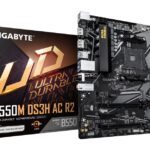 PLACA BASE GIGABYTE B550M DS3H AC R2  AM4 MATX 4XDDR4 4719331869908 9MB55MDHR-00-G