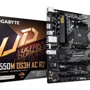 PLACA BASE GIGABYTE B550M DS3H AC R2 AM4 MATX 4XDDR4 4719331869908 9MB55MDHR-00-G