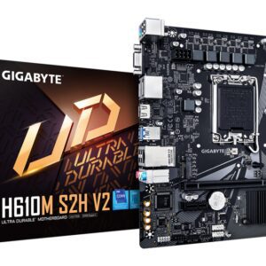 PLACA BASE GIGABYTE H610M S2H V2 1700 MATX 2XDDR5 4719331859817 9M61M2H52-00-G10