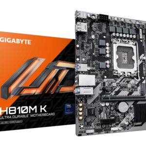 PLACA BASE GIGABYTE H810M-K 1700 MATX 2XDDR5 4719331868697 9MH810MK-00-G10
