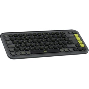 | P/N: 920-013068 | Cod. Artículo: MGS0000024634 Teclado logitech pop icon keys inalambrico grafito - verde