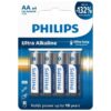Pack de 4 Pilas AA Philips LR6E4B/10/ 1.5V/ Alcalina 8712581550387 LR6E4B/10 PHIL-PILA LR6E4B 10