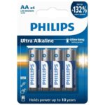 Pack de 4 Pilas AA Philips LR6E4B/10/ 1.5V/ Alcalina 8712581550387 LR6E4B/10 PHIL-PILA LR6E4B 10