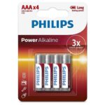 Pack de 4 Pilas AAA Philips LR03P4B/05/ 1.5V/ Alcalinas 6959033840012 LR03P4B/05 PHIL-PILA LR03P4B 05