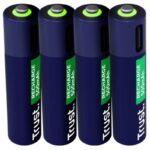 Pack de 4 Pilas AAA Trust 25671/ Recargables 8713439256710 25671 TRU-PILA 25671