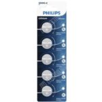 Pack de 5 Pilas de Botón Philips CR2016P5/01B Lithium/ 3V 4895229125049 CR2016P5/01B PHIL-PILA CR2016P5 01B