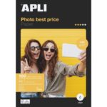 Papel Fotográfico Apli Bestprice 11804/ DIN A4/ 140g/ 100 Hojas/ Brillante 8410782118046 11804 API-PAPEL FOTO 11804