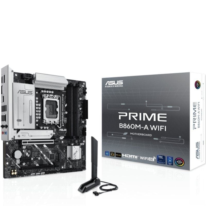 Placa Base Asus PRIME B860M-A WIFI Socket 1851/ DDR5/ PCIe 5.0/ Micro ATX 4711387806289 90MB1JY0-M0EAY0 ASU-PB PRIME B860M-A WIFI